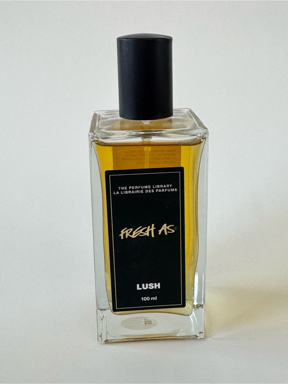 Lush Fresh As Eau de Parfum - Black Label, Amber Liquid